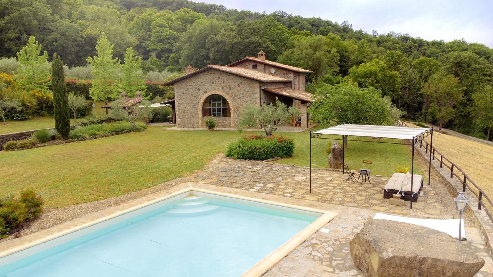 Villa Elisa - Private Pool & Airco Near Reschio Castle Lugnano Экстерьер фото